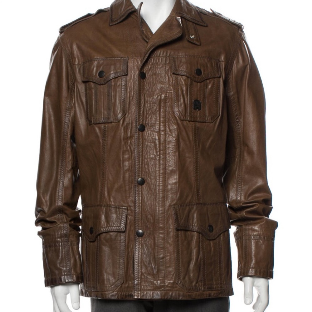 Diesel
Leather Utility Jacket
Size: XL